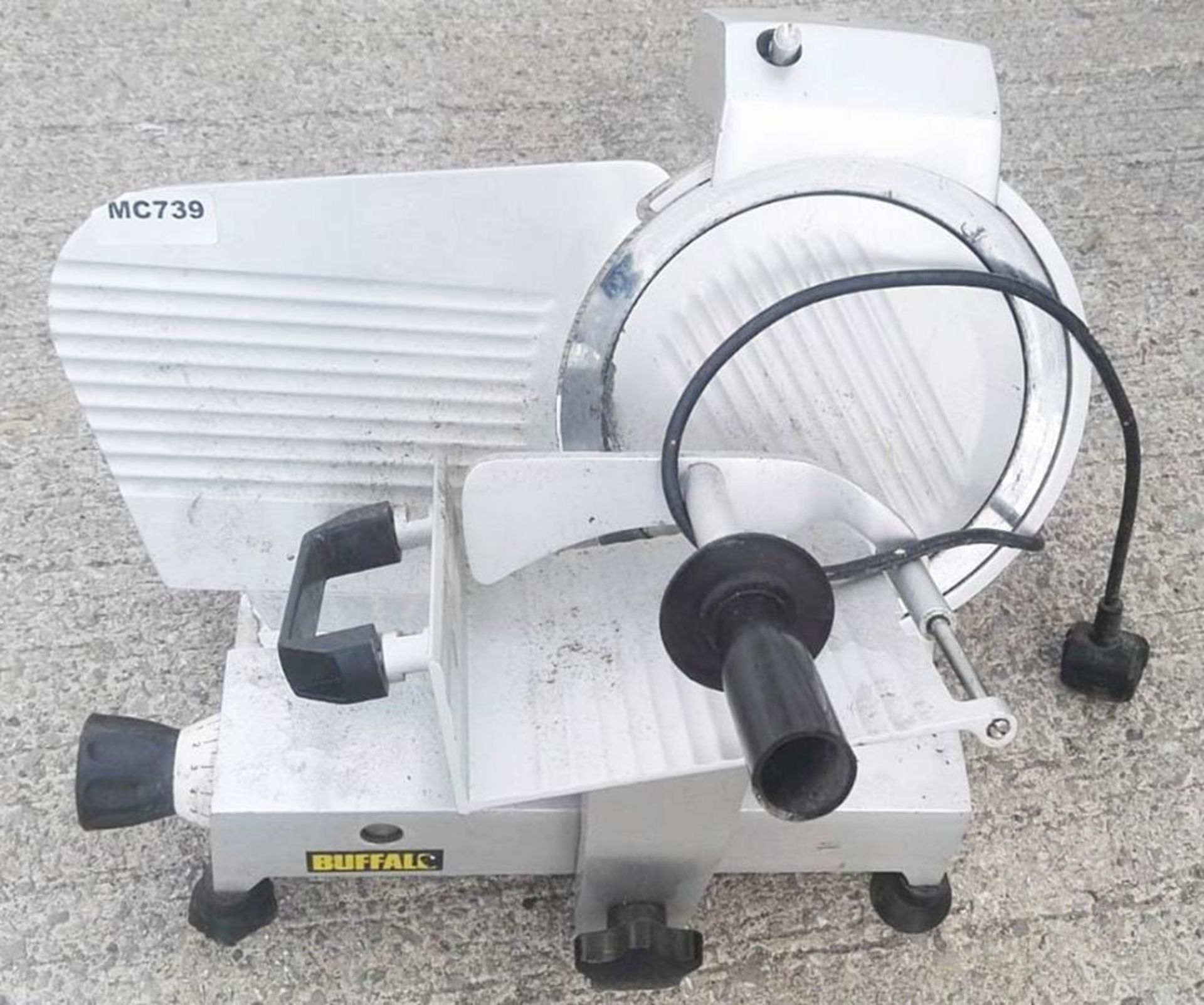 1 x BUFFALO Meat Slicer - Pre-owned, Taken From An Asian Fusion Restaurant - Ref: MC739 - CL540 - WH