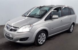 2011 Vauxhall Zafira 1.8 Design 5 Door MPV - CL505 - NO VAT ON THE HAMMER - Location: Corby