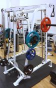 1 x Marcy Multi Gym With Weight Discs - Performance Strength Gym Equipment - CL552 - Location: West