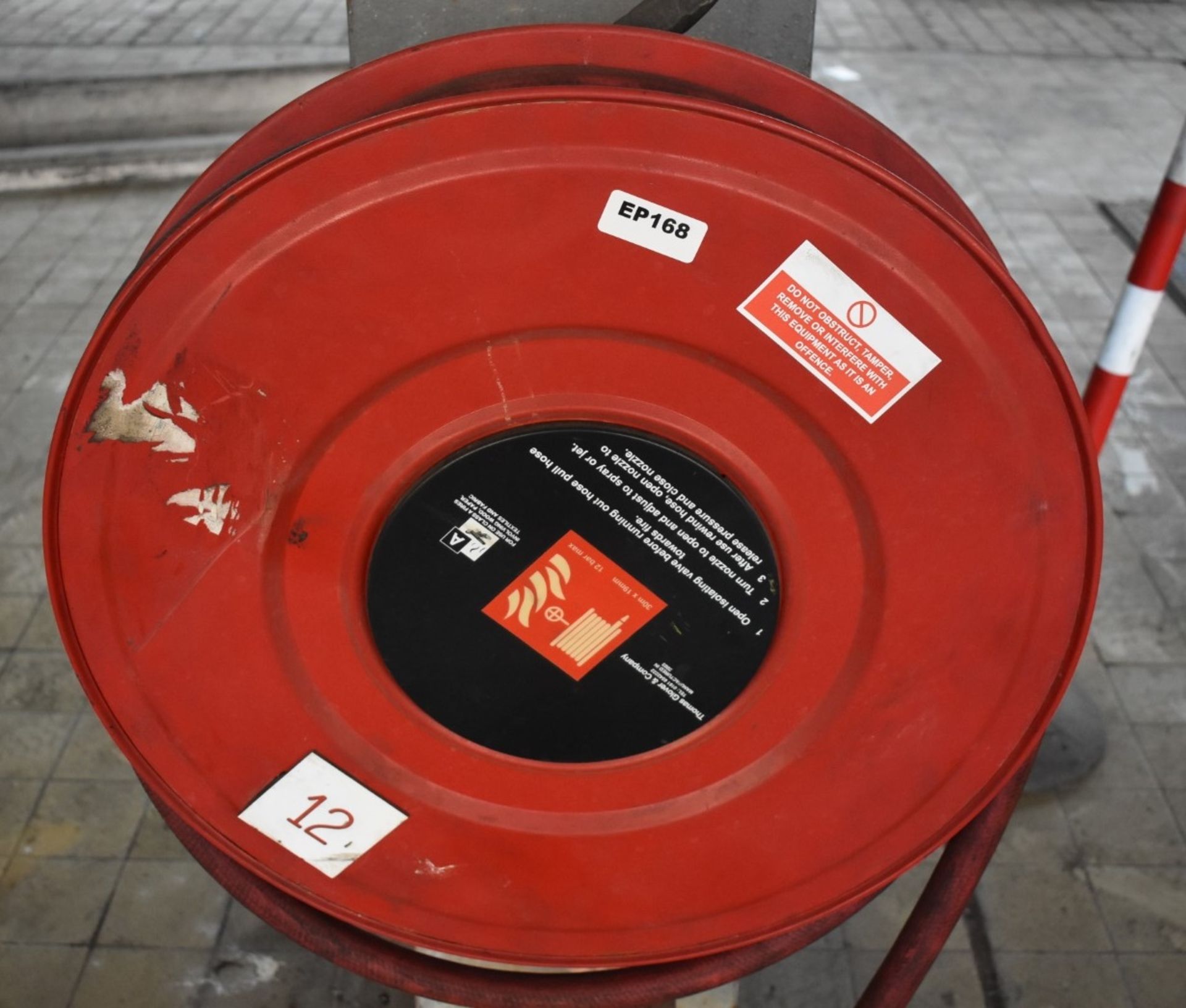 3 x Wall Mounted Fire Hose Reels - Ref EP162/166/168 - CL451 - Location: Scunthorpe, - Image 6 of 8