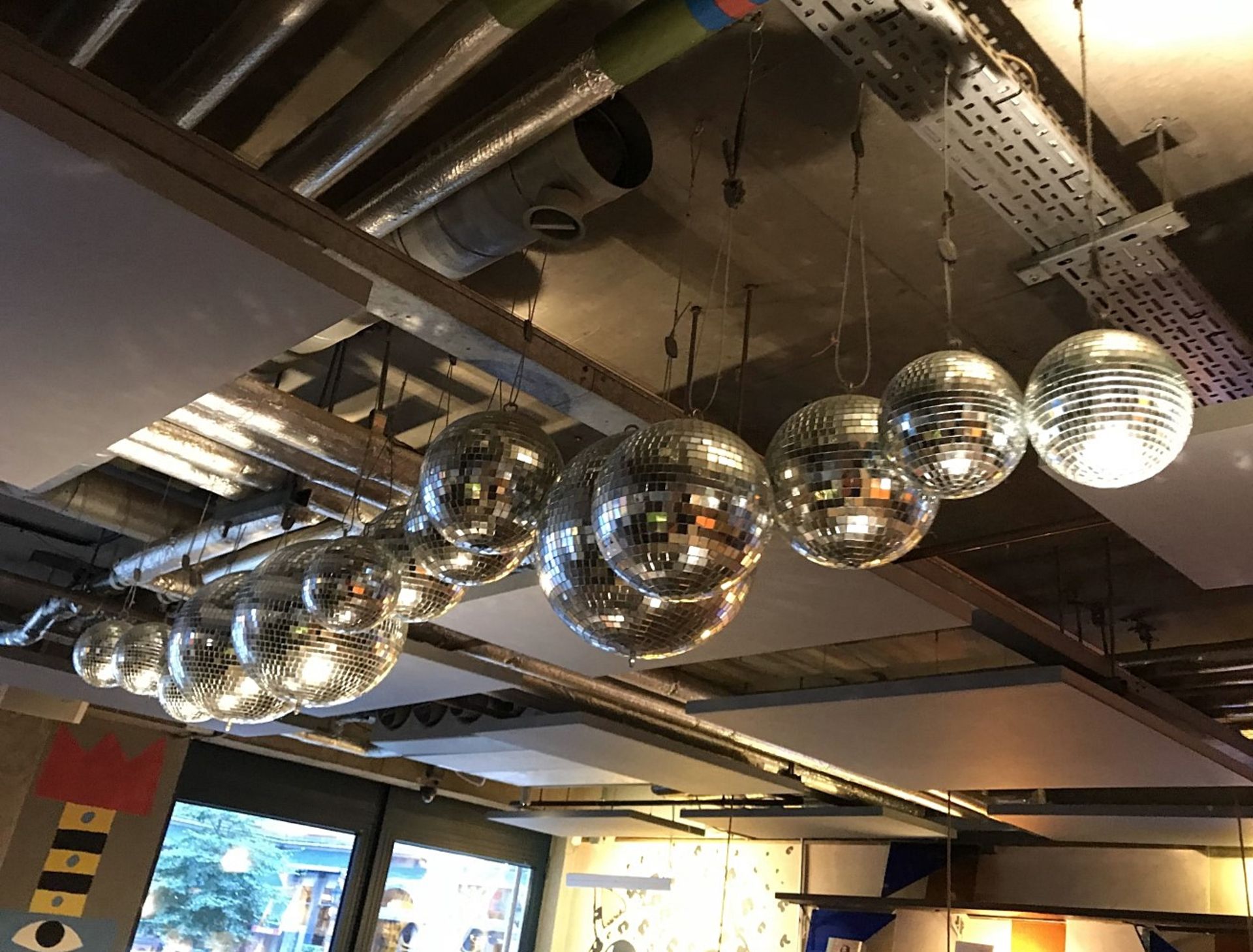 15 x Mirrored Disco Balls - Sizes Range From Small to Large - CL554 - Ref IM272 - Location: London - Image 2 of 3