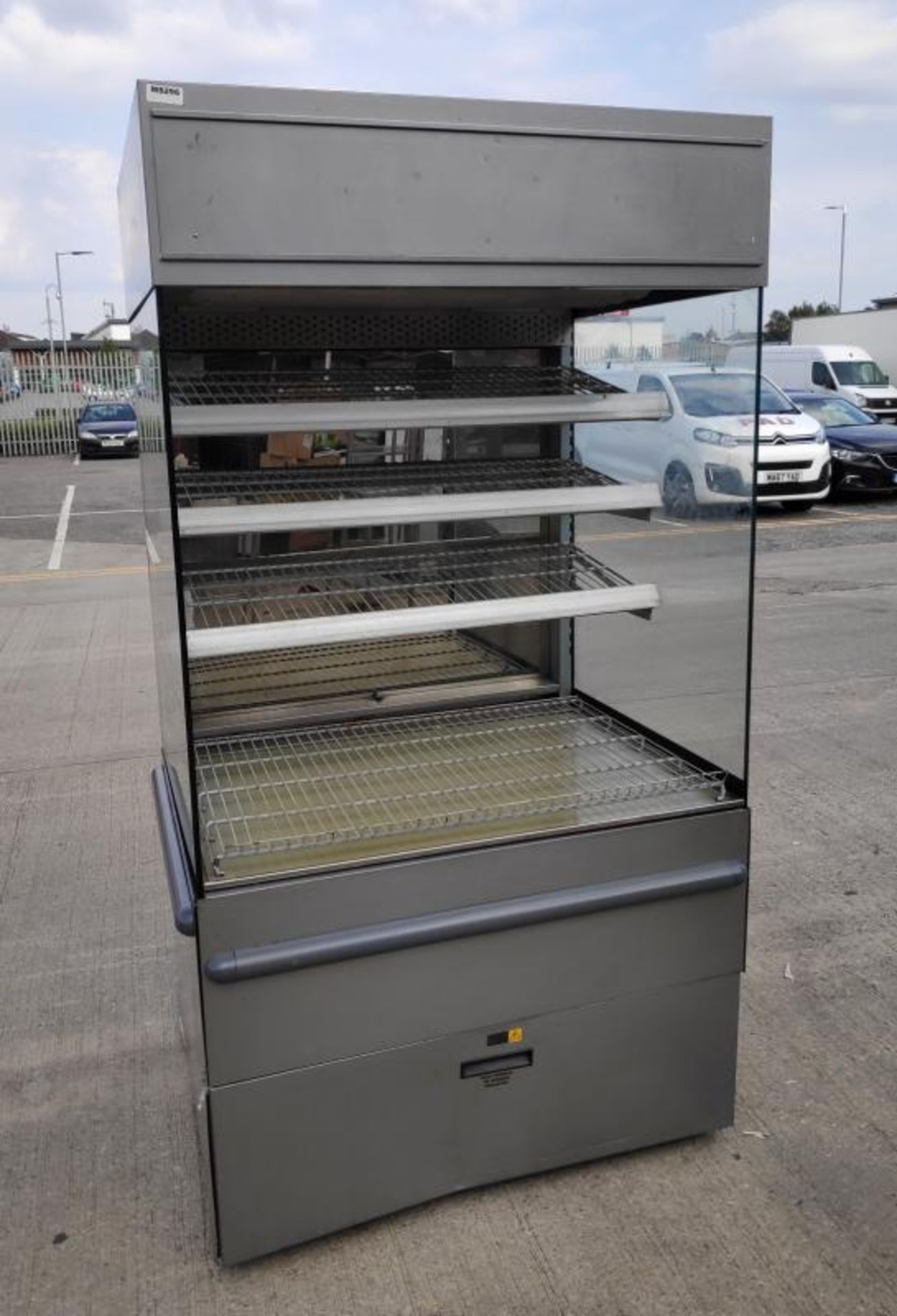 1 x Nuttall 4 Level Open Front Multideck Display Chiller - Wheeled - Dimensions: 196L x 89D x 107W c - Image 12 of 13