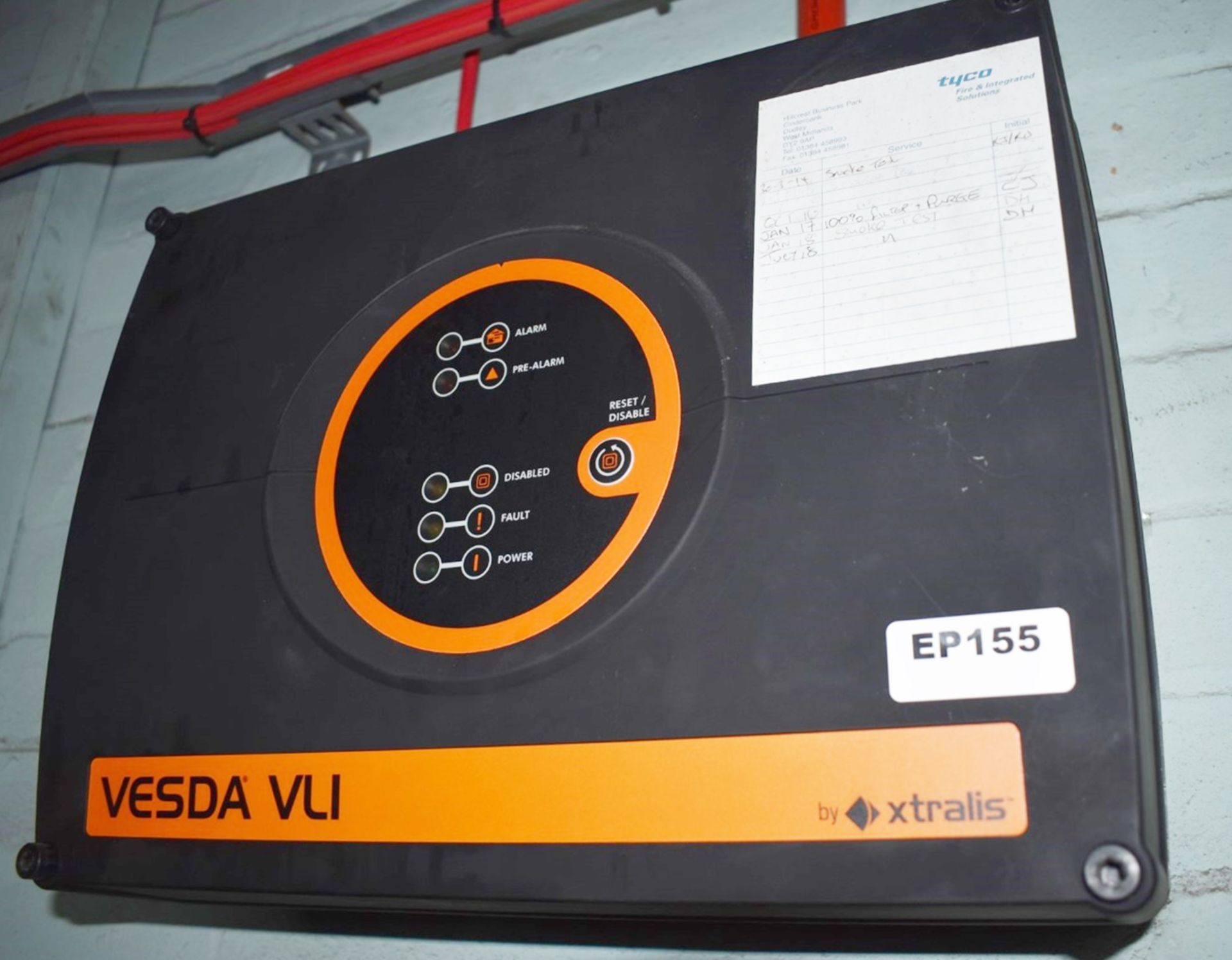 1 x Vesda By Xtralis VL1 Aspirating Smoke Detector - Ref EP155 - CL451 - Location: Scunthorpe, DN15