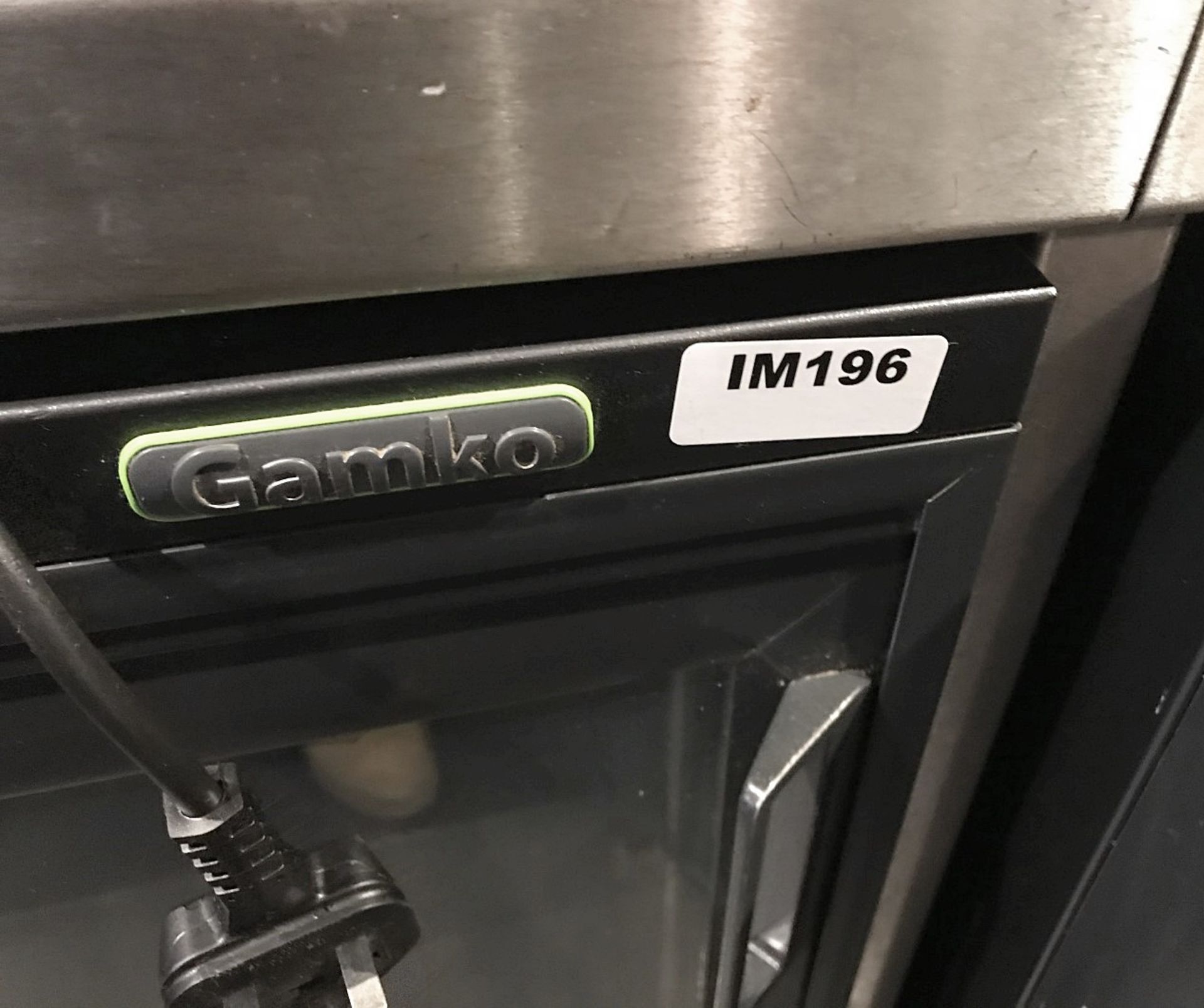 1 x Gamko Backbar Two Sliding Door Bottle Cooler (Model MG2/250SD) - CL554 - Ref IM196 - Location: - Image 2 of 3