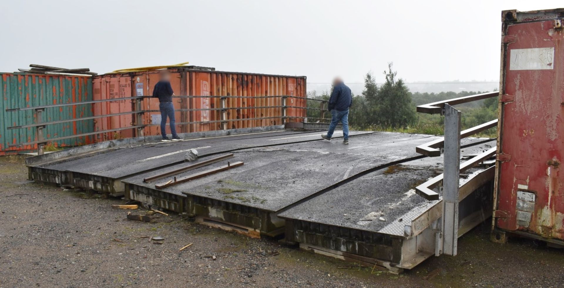 1 x Wide Vehicle Bridge With Side Barrier Railings - NO VAT ON THE HAMMER!