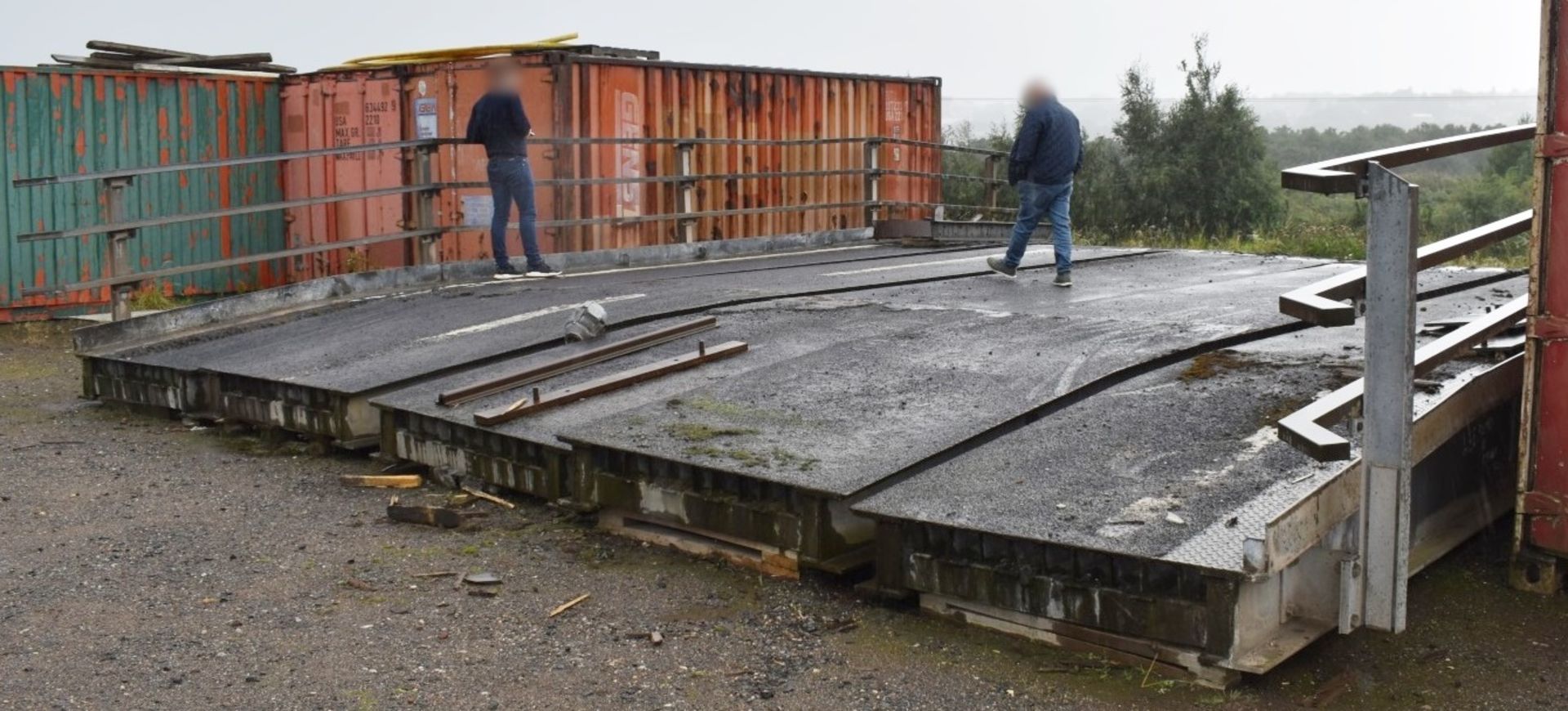 1 x Wide Vehicle Bridge With Side Barrier Railings - NO VAT ON THE HAMMER! - Image 13 of 24