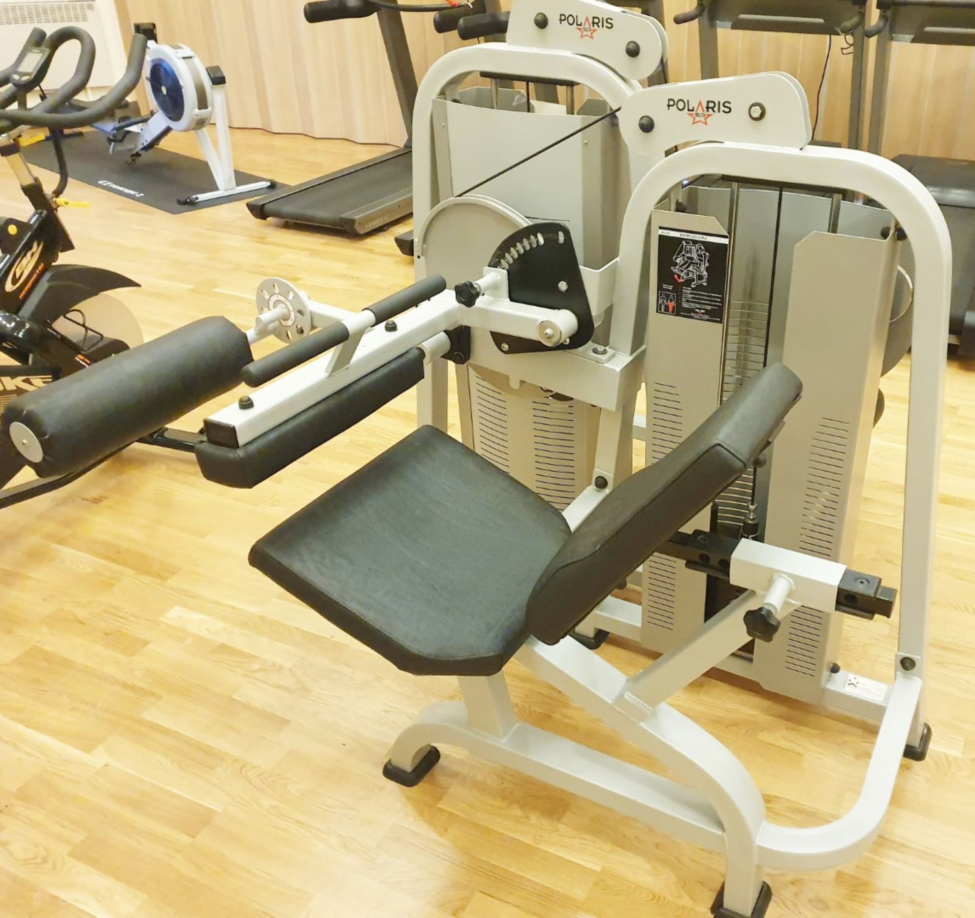 1 x Polaris DE-202 Seated Leg Curl Commercial Gym Machine - CL552 - Location: West Yorkshire This - Image 4 of 7
