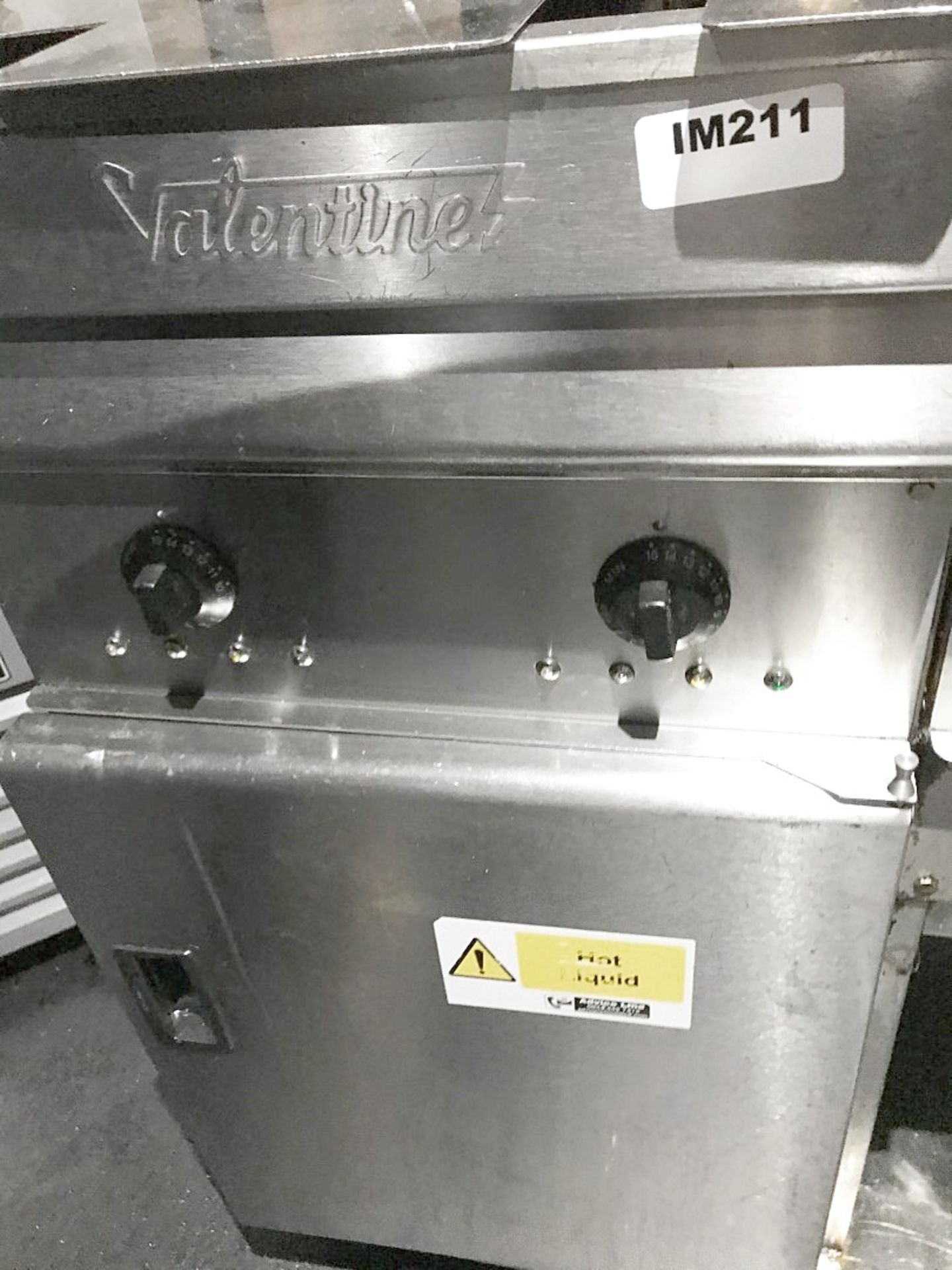 1 x Valentine Twin Basket Fryer 3 Phase - CL554 - Ref IM211 - Location: Altrincham WA14