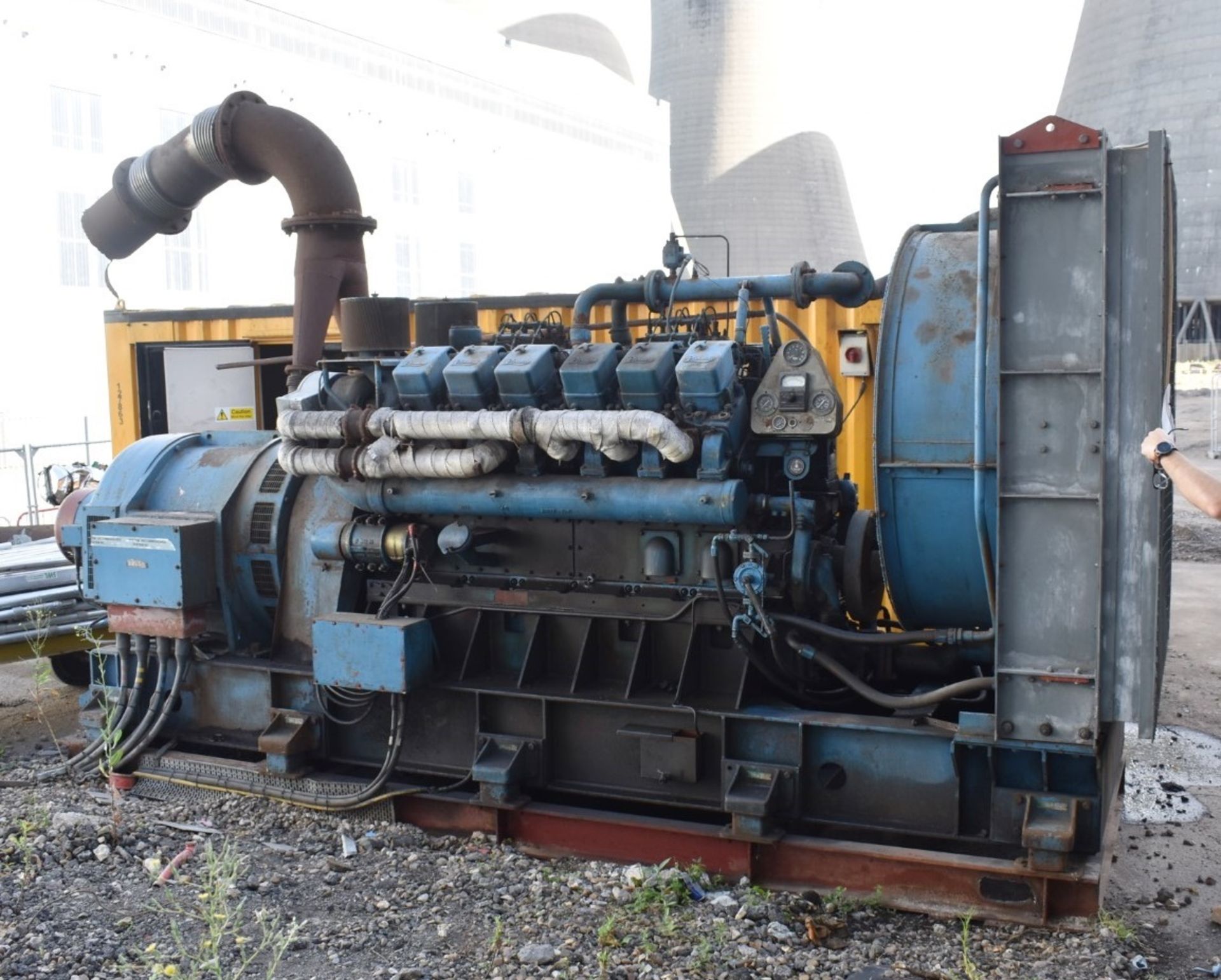 1 x Paxman / Brush Emergency Diesel Generator With Only 268 Hours Use - Year 1967