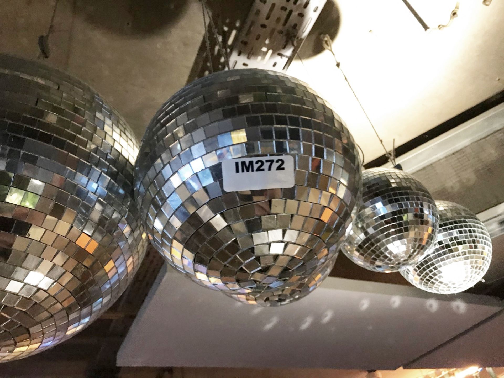 15 x Mirrored Disco Balls - Sizes Range From Small to Large - CL554 - Ref IM272 - Location: London - Image 3 of 3
