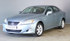 2008 Lexus IS220D 4 Door Saloon&nbsp;- CL505 - NO VAT ON THE HAMMER - Location: Corby, Northamptonsh