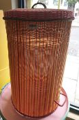 1 x Rustic Woven Basket - CL554 - Ref IM222 - Location: Altrincham WA14