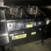 1 x Electrolux E7PCGH2KFO Gas Two Pan Free Standing Pasta Cooker - Recently removed from London