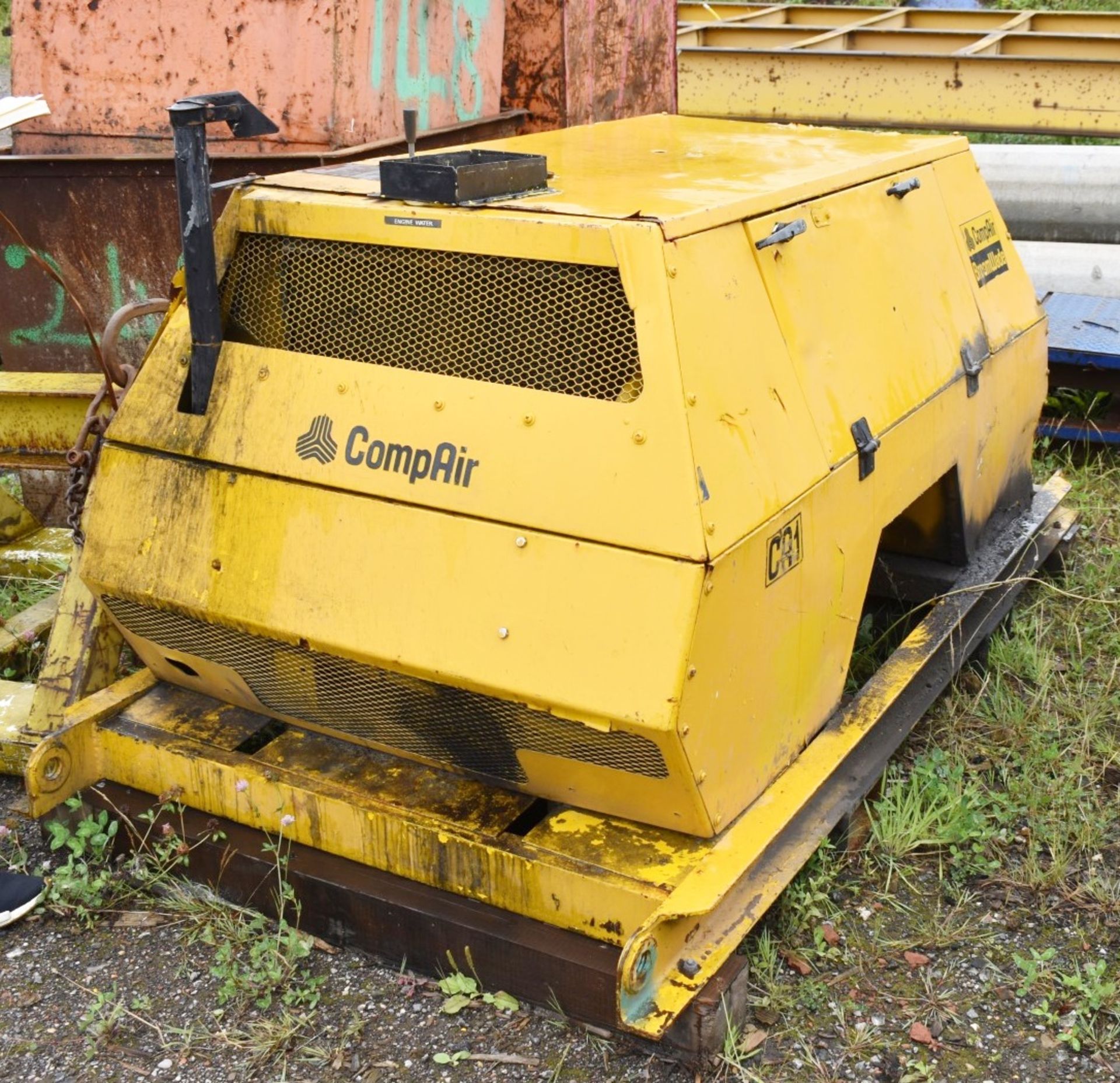 1 x Compair BroomWade CA1 Compressor With Pyroban Diesel Engine - NO VAT ON THE HAMMER!