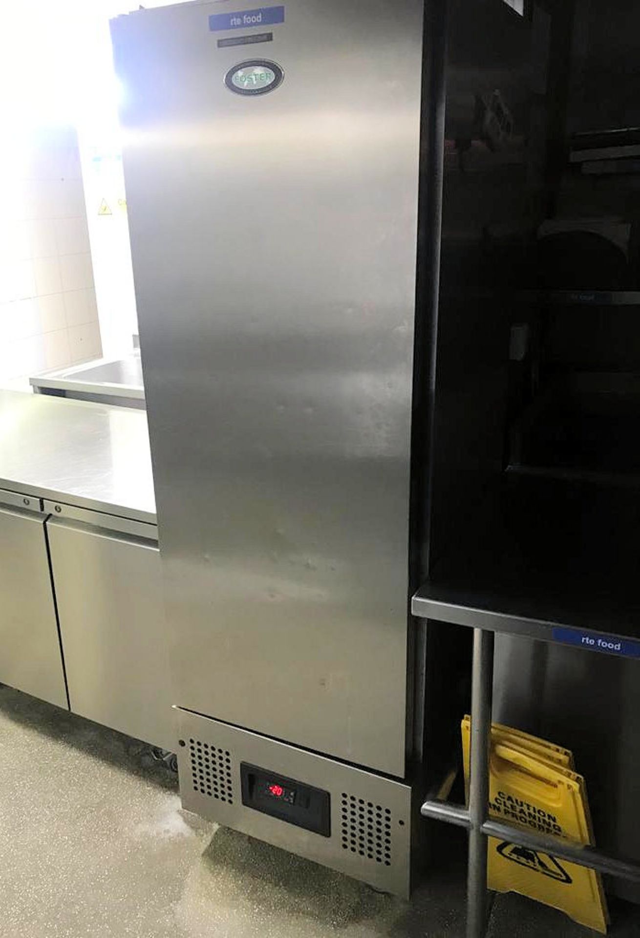 1 x Foster FSL400L Upright Freezer - Recently removed from London premises of a well-known