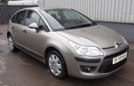 2009 Citroen C4 1.6 Hdi VTR 5 Door Hatchback&nbsp;- CL505 - NO VAT ON THE HAMMER - Location: Corby,