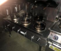 1 x 5 Ring Wok Burner - Recently removed from London premises of a well-known restaurant chain -