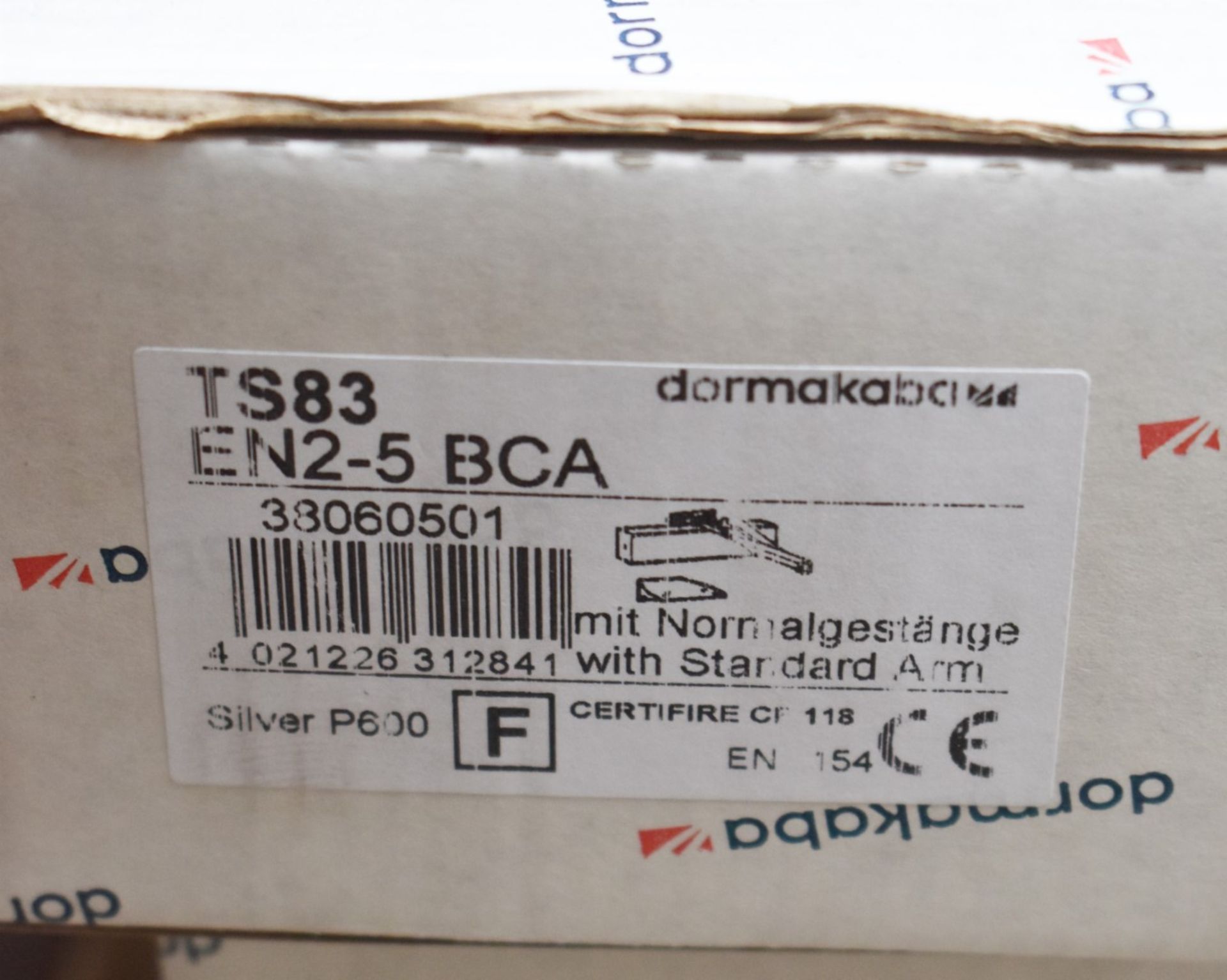 1 x Dorma TS83 Soft Door Closer - Silver Finish - Size 2-5  - Brand New Stock - RRP £108 - Product - Image 2 of 2