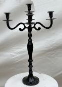 5 x Gold Candelabras - Dimensions: 61cm (h) x 40cm (w) - Pre-owned - CL548 - Location: Near Market