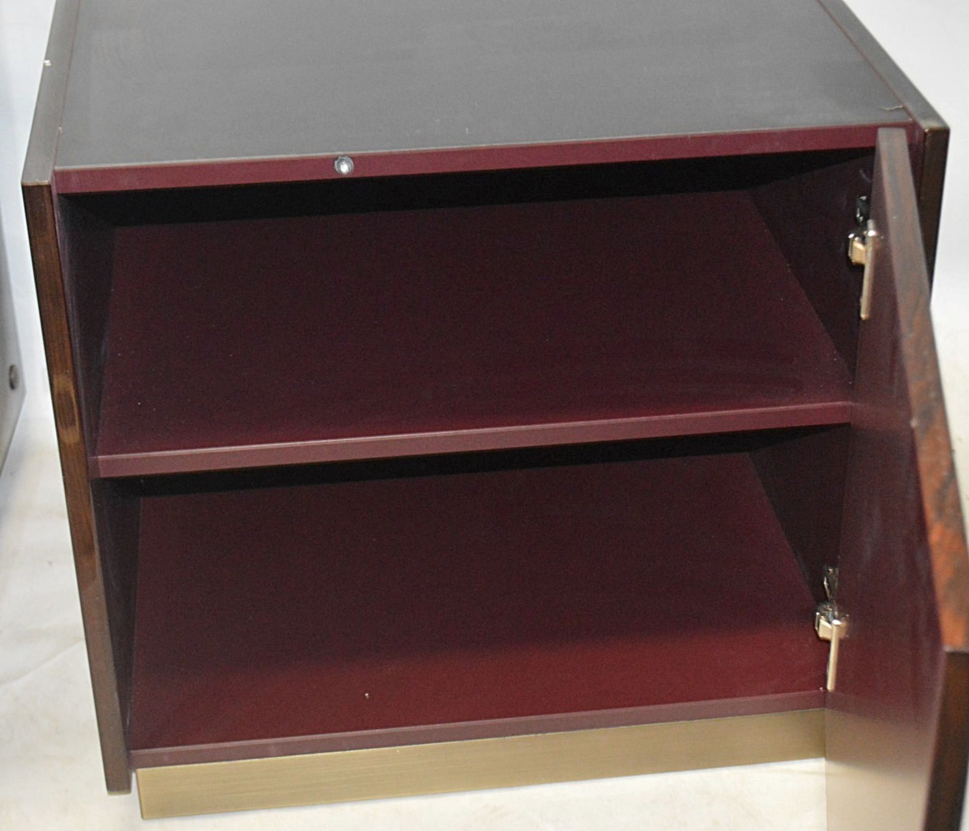 Pair Of GIORGIO "Coliseum" Square End Table Units - Ex-Display (180/44) - Original Price £2,919 - Bild 8 aus 14