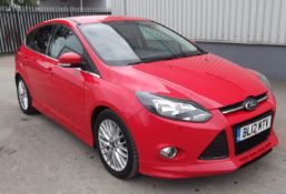 2012 Ford Focus Zetec S 1.0 Turbo 5 Door Hatchback - CL505 - NO VAT ON THE HAMMER - Location: Corby,