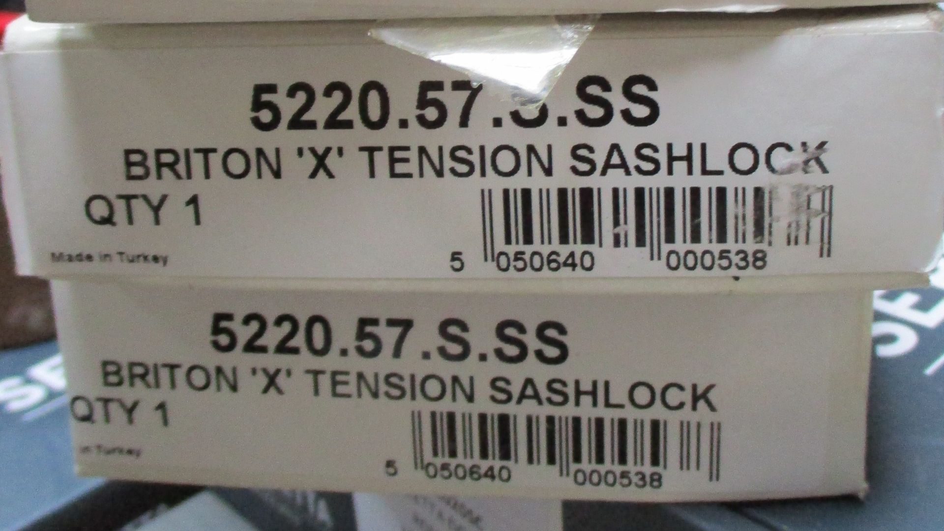 2 x Briton 'X' Tension Sashlock - Code: 5220.57.S.SS - Brand New Stock - Location: Peterlee, SR8 - Bild 3 aus 3