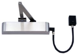 1 x Boss Electro-Magnetic Overhead Door Closer - Size 4 - Silver Finish - Brand New Stock -