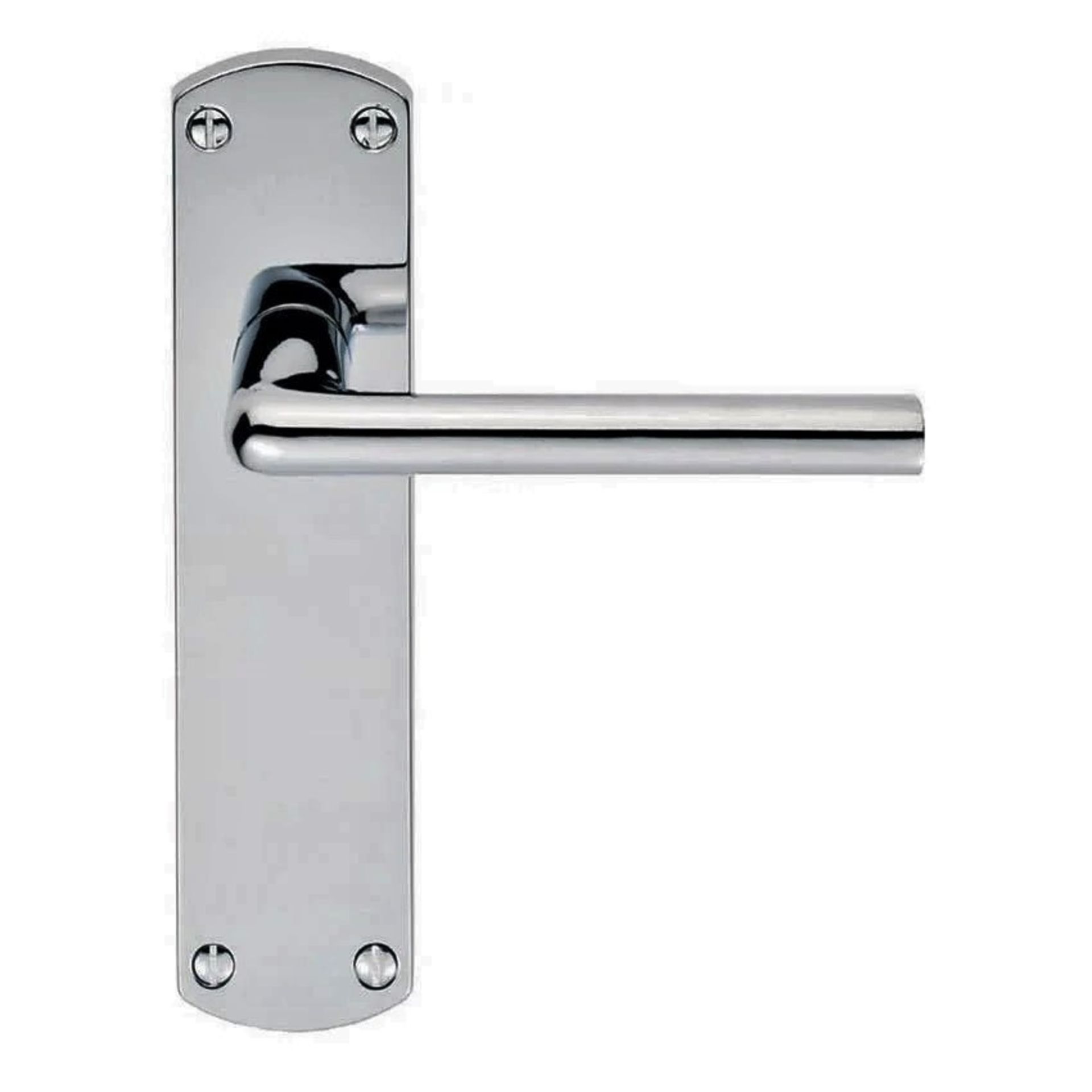 2 x Pairs Serozzetta Internal Door Handle Levers on Backplates in Polished Chrome - Brand New