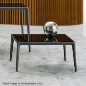 1 x B&B ITALIA 'MIRTO 54' Small Designer Mirrored Indoor Table - Unused Boxed Stock - Ref: 6075967