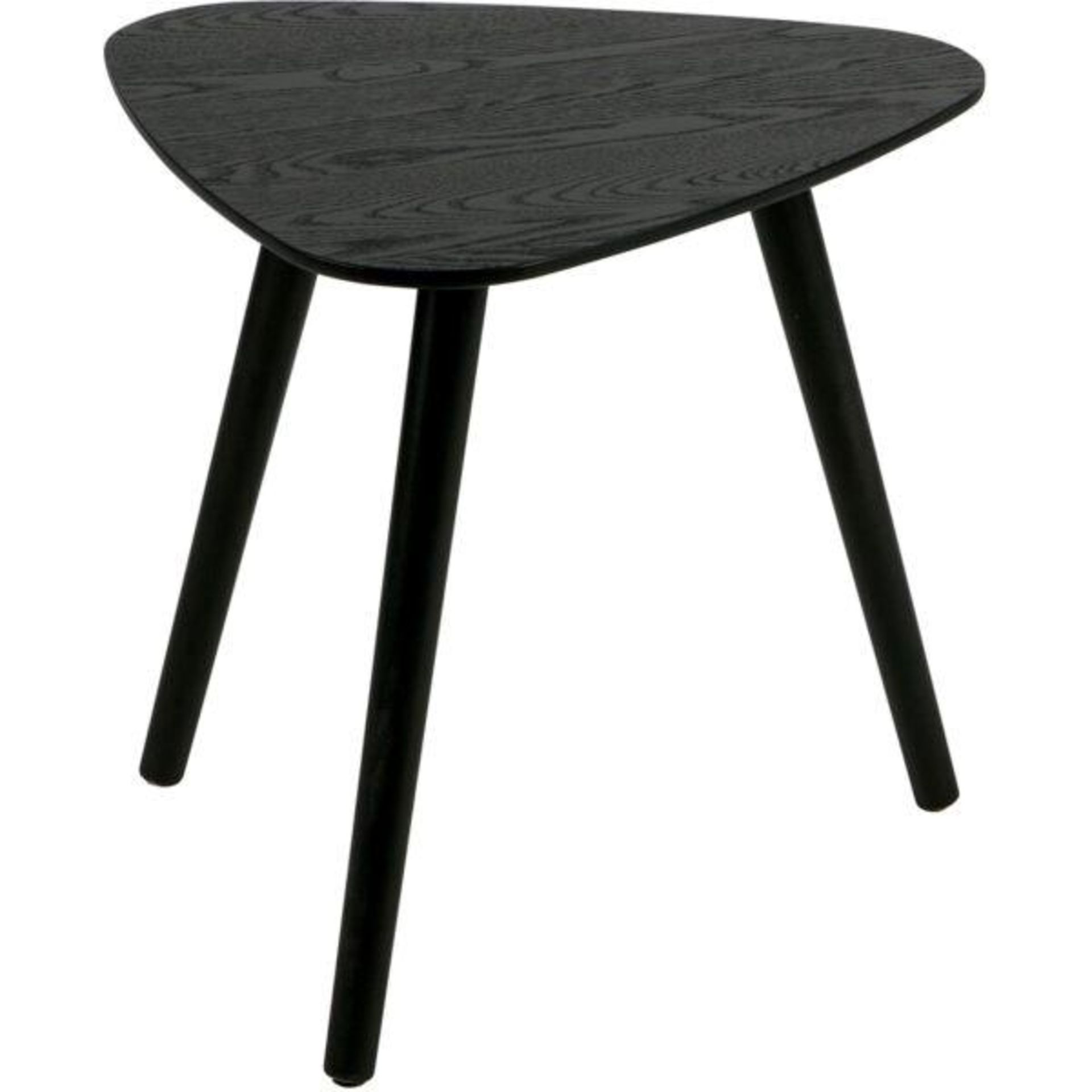 Set Of 2 x NILA Contemporary Wooden Side Tables In BLACK - Made By Woood - Brand New Boxed Stock - C - Image 2 of 6
