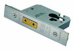 8 x Eurospec 2.5" Euro profile Deadlock Satin Stainless - Location: Peterlee - Total RRP £112.00