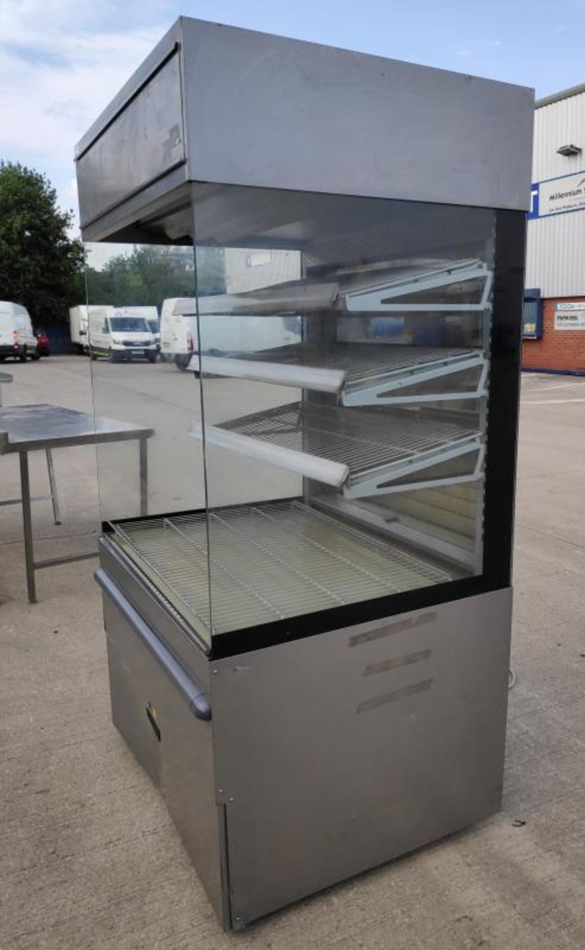 1 x Nuttall 4 Level Open Front Multideck Display Chiller - Wheeled - Dimensions: 196L x 89D x 107W c - Image 8 of 13