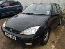 2003 Ford Focus 1.6 i 16v Zetec 5Dr Hatchback - CL505 - NO VAT ON THE HAMMER - Location: Corby, Nort