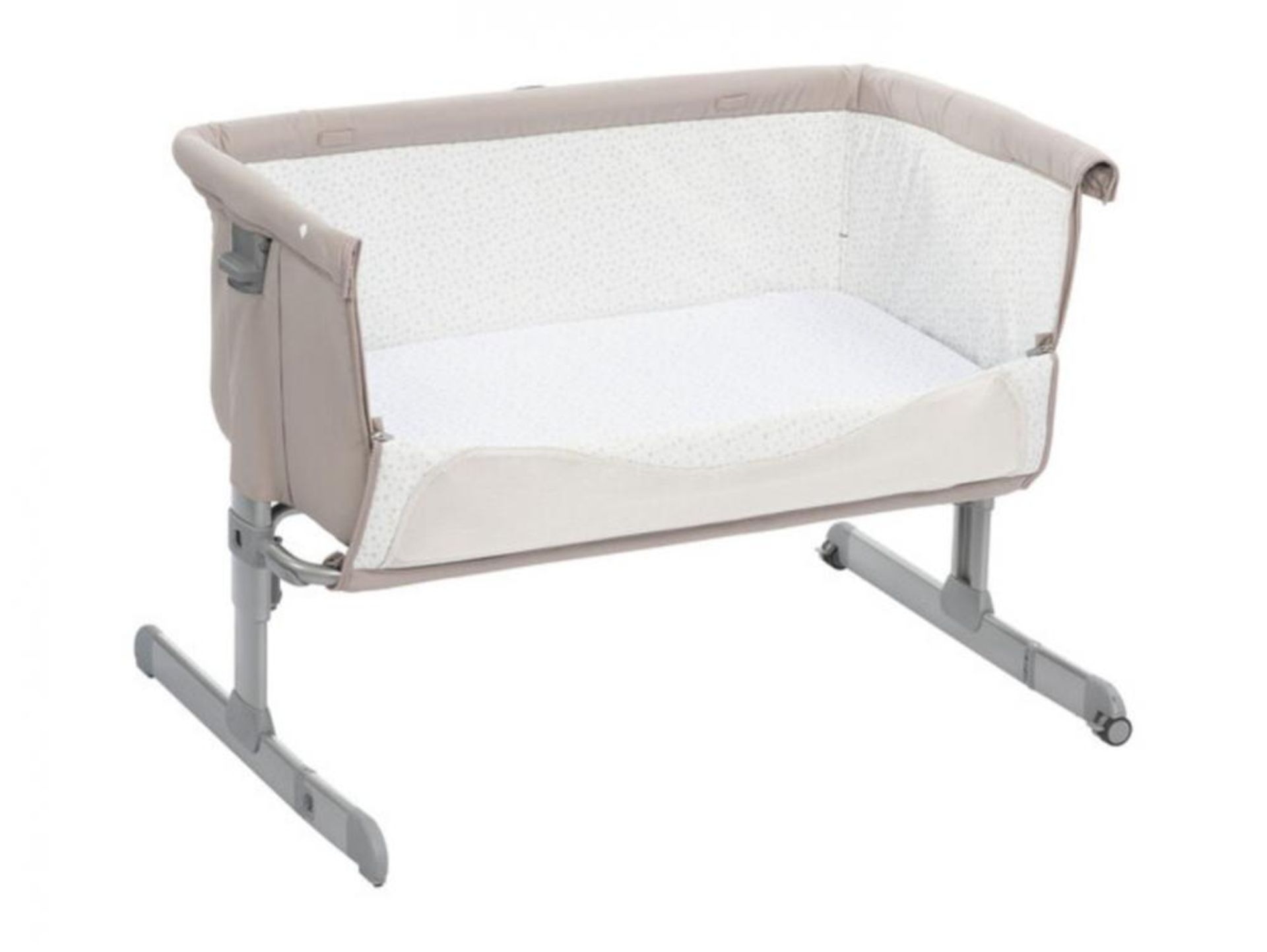 1 x Chicco Next2me Chick to Chick Bedside Baby Crib - Brand New 2019 Sealed Stock - Includes Mattres - Image 7 of 10