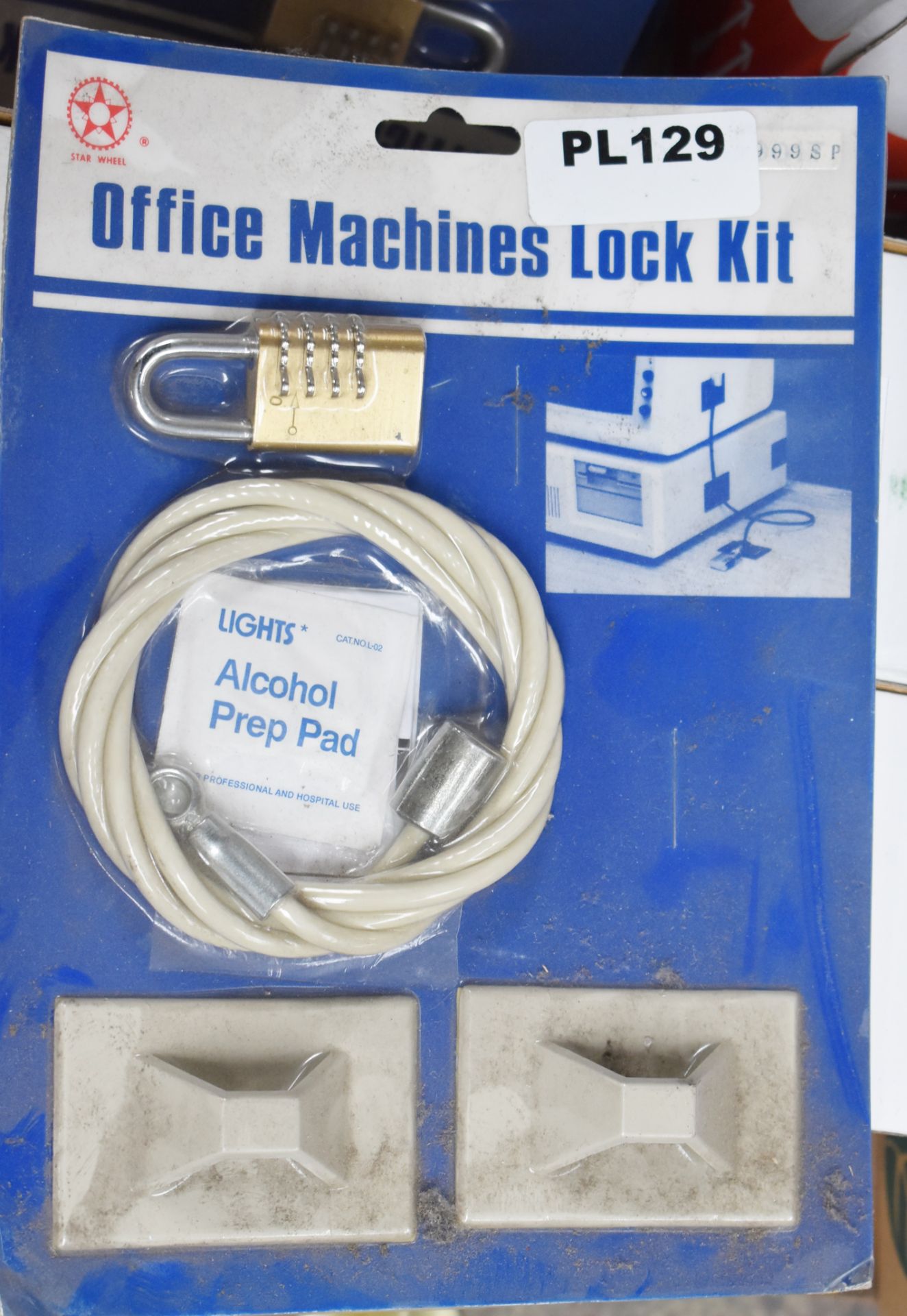 7 x Star Wheel Office Machine Lock Kits - Brand New Stock - RRP £280 - CL538 - Ref: Pallet in2-