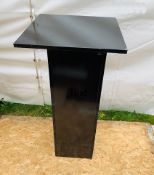 5 x Gloss Black Poseur Tables - Dimensions: 100cm (h) x 51cm - Pre-owned - CL548 - Location: Near