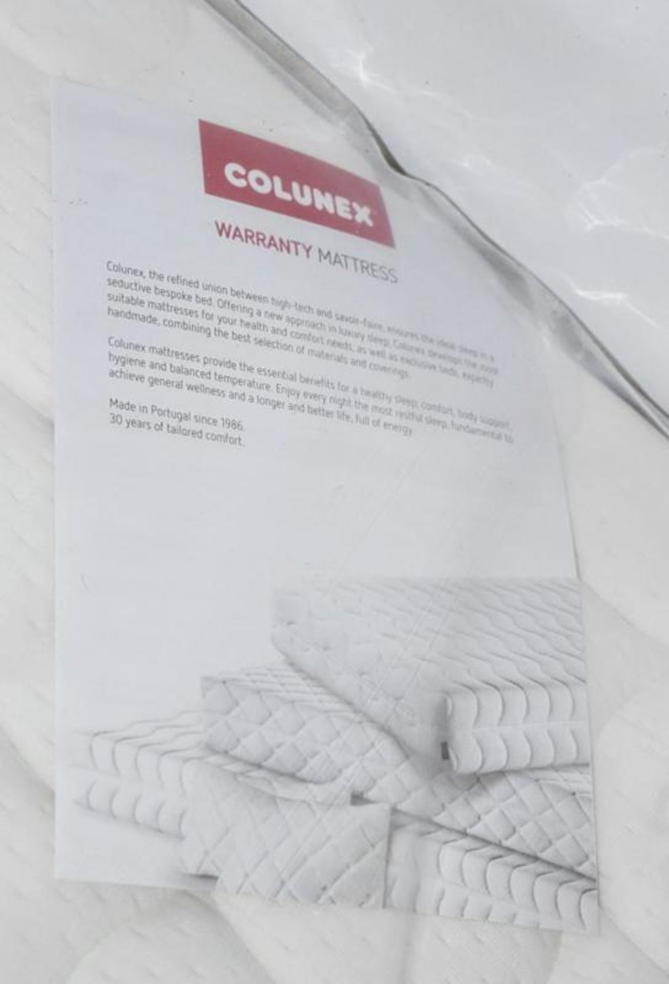 1 x COLUNEX 'Revolution' Soft Mattress - Custom Size: 120 x 180 x 20cm - Ref: 5267154/P3-19/WH2 - CL - Image 6 of 8