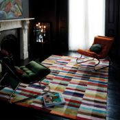 1 x Asiatic 'Deco' Multi-Coloured Rug - Handmade In India - New / Sealed Stock - RRP £269.00