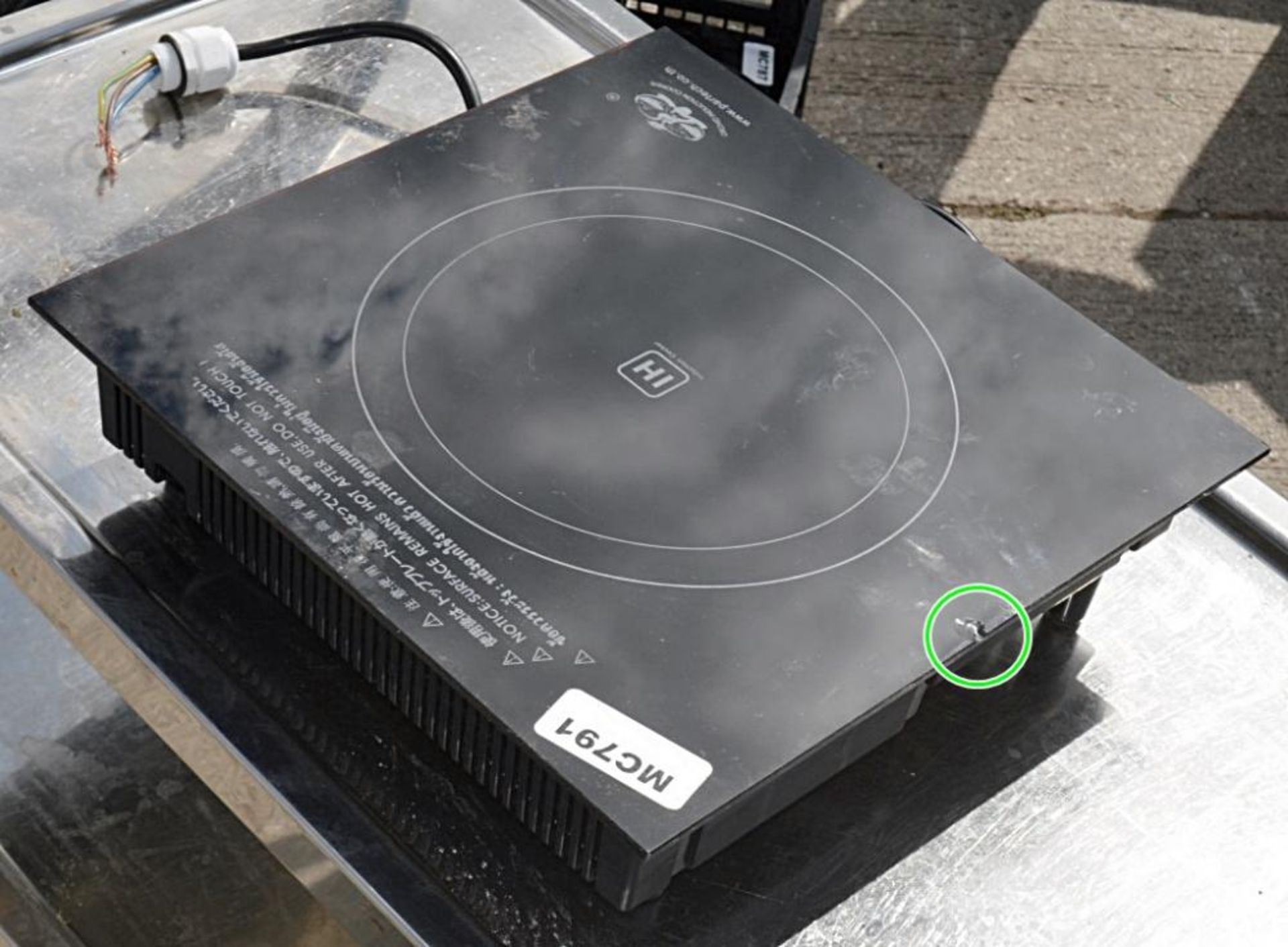 1 x Orchid IH-G1113A Induction Cooker - Pre-owned, Taken From An Asian Fusion Restaurant - Ref: MC79 - Image 4 of 4