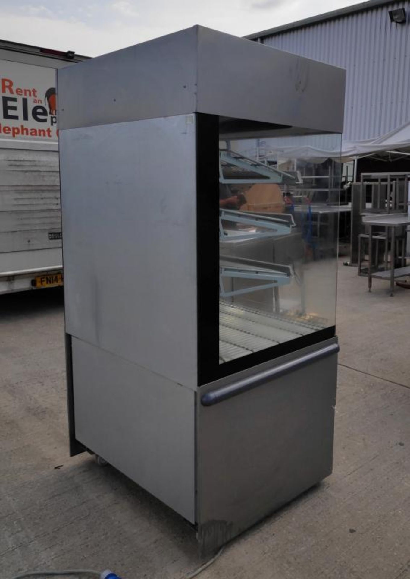 1 x Nuttall 4 Level Open Front Multideck Display Chiller - Wheeled - Dimensions: 196L x 89D x 107W c - Image 10 of 13