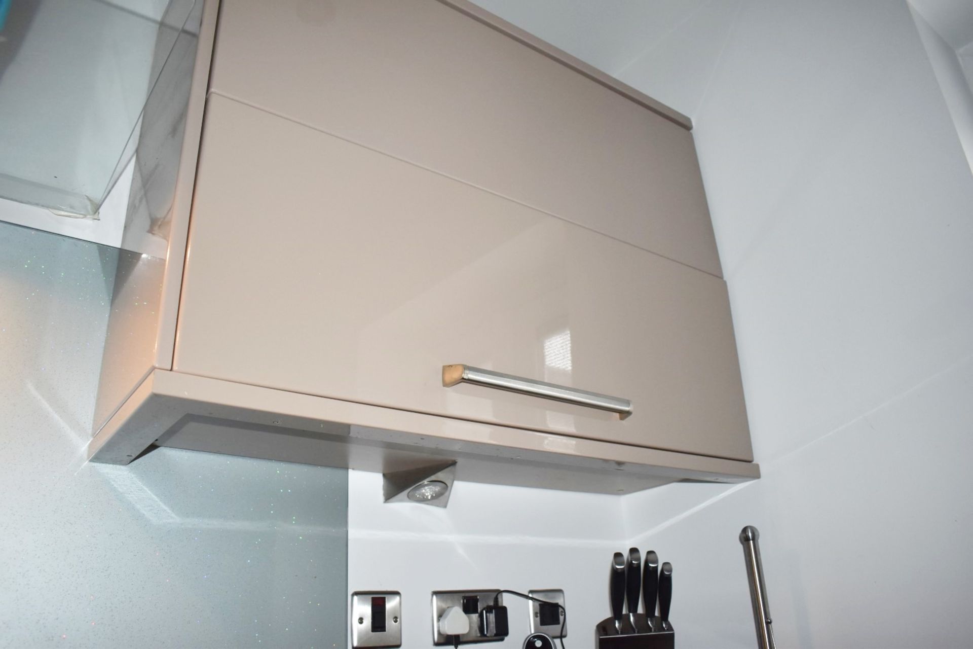 1 x Contemporary Mocha Fitted Kitchen Featuring Galaxy Granite Worktops, Breakfast Bar With Stools - Image 71 of 77