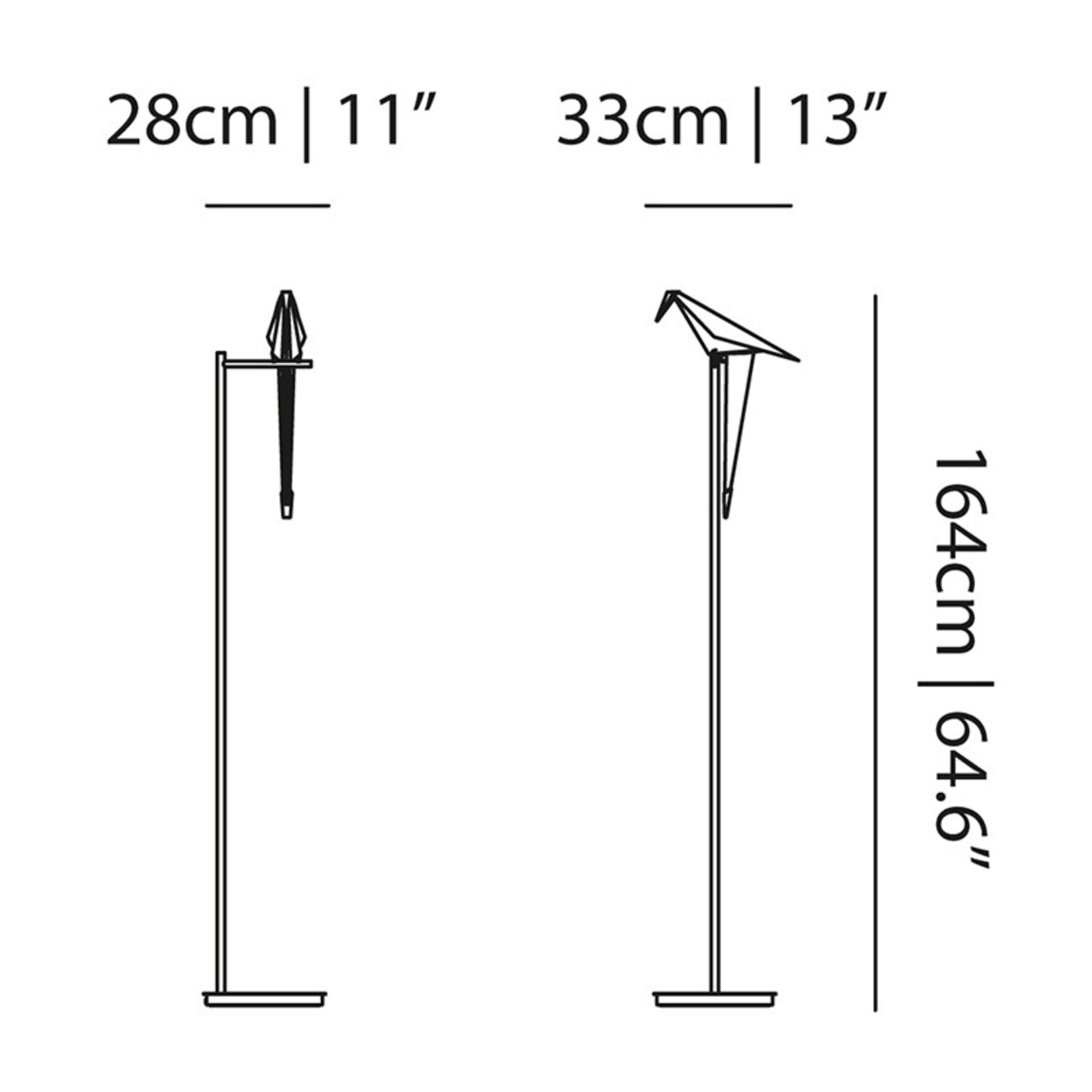 1 x MOOOI 'Perch' Designer Floor Lamp - Width: 28cm x Depth: 33cm x Height: 164cm - Ref: 5648005 / - Image 6 of 20