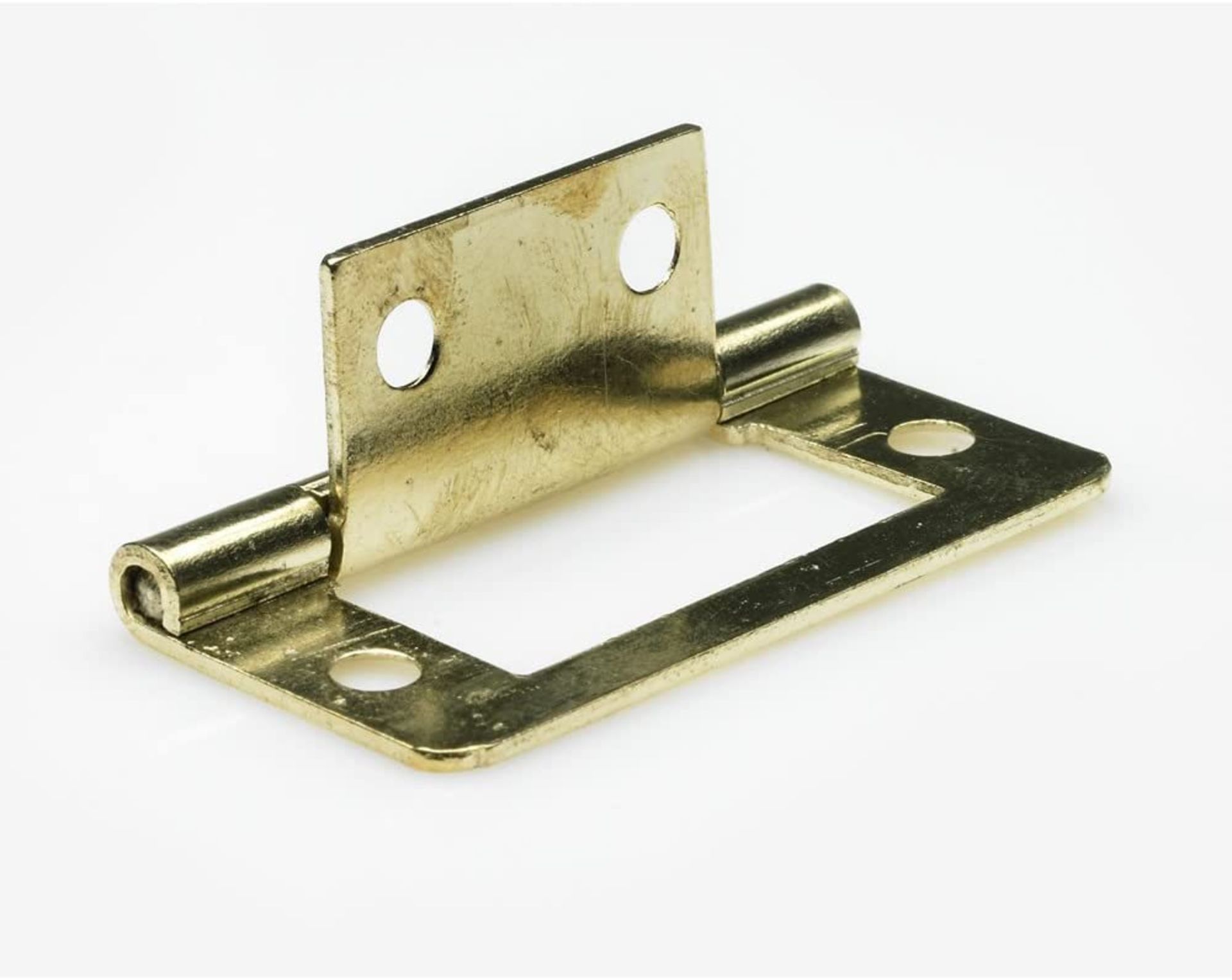 300 x Electro Brassed 50mm Flush Hinges - Unused Stock From Hardware Retailer - RRP £300 - CL538 -