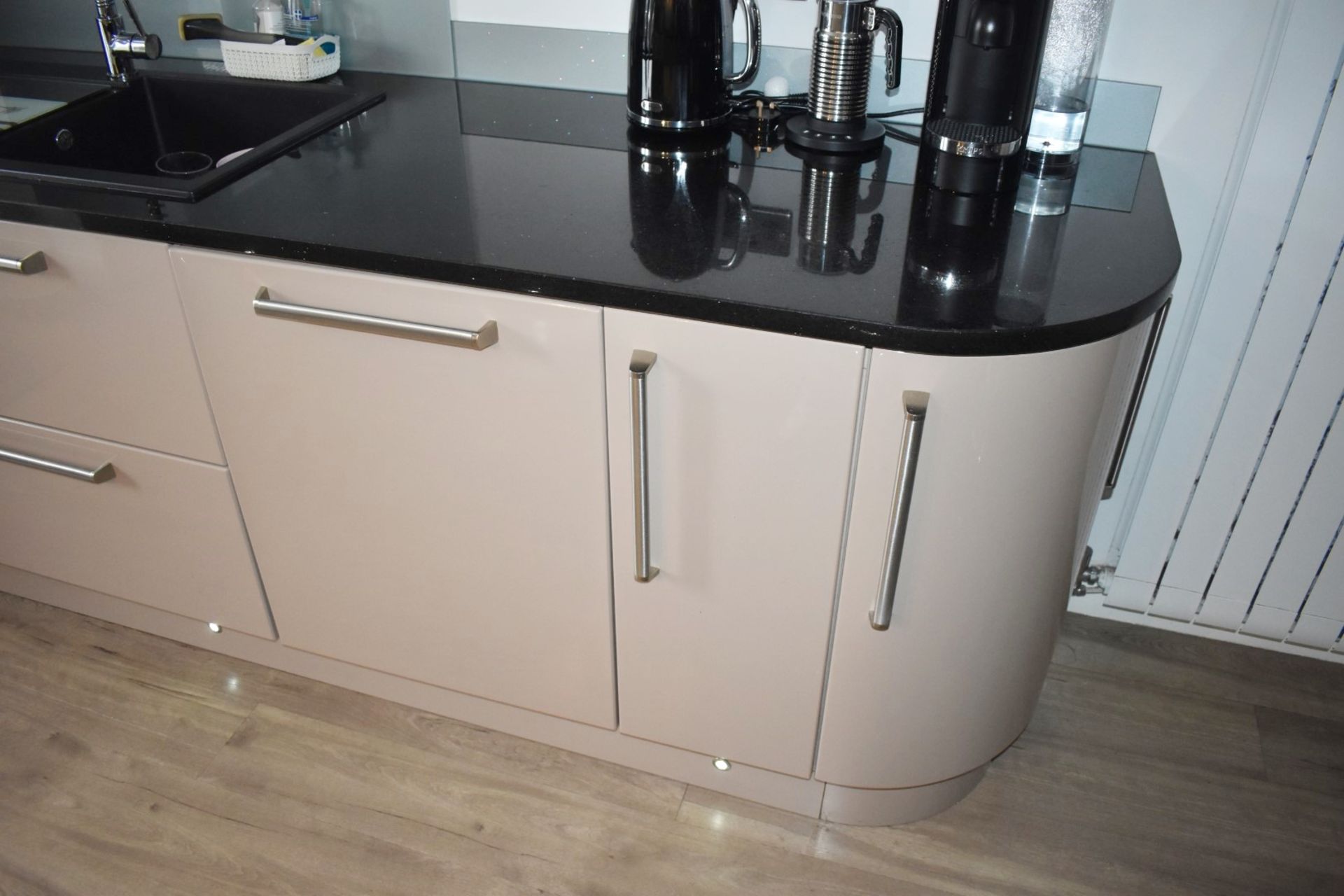 1 x Contemporary Mocha Fitted Kitchen Featuring Galaxy Granite Worktops, Breakfast Bar With Stools - Image 4 of 77