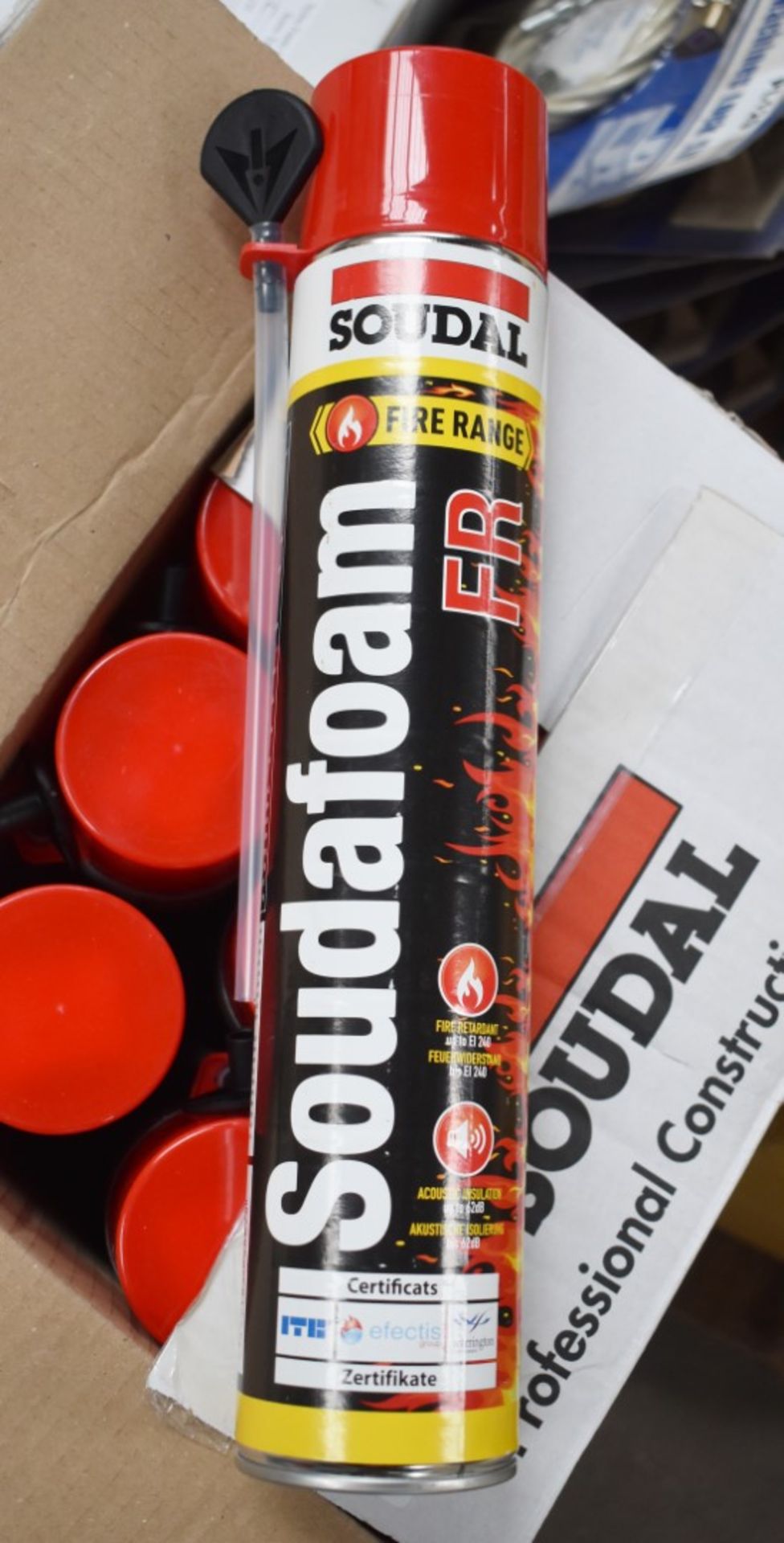 12 x Soudafoam Fire Rated Expanding Foam Dispensers - 4 Hour Fire Rating - Brand New Stock - RRP £