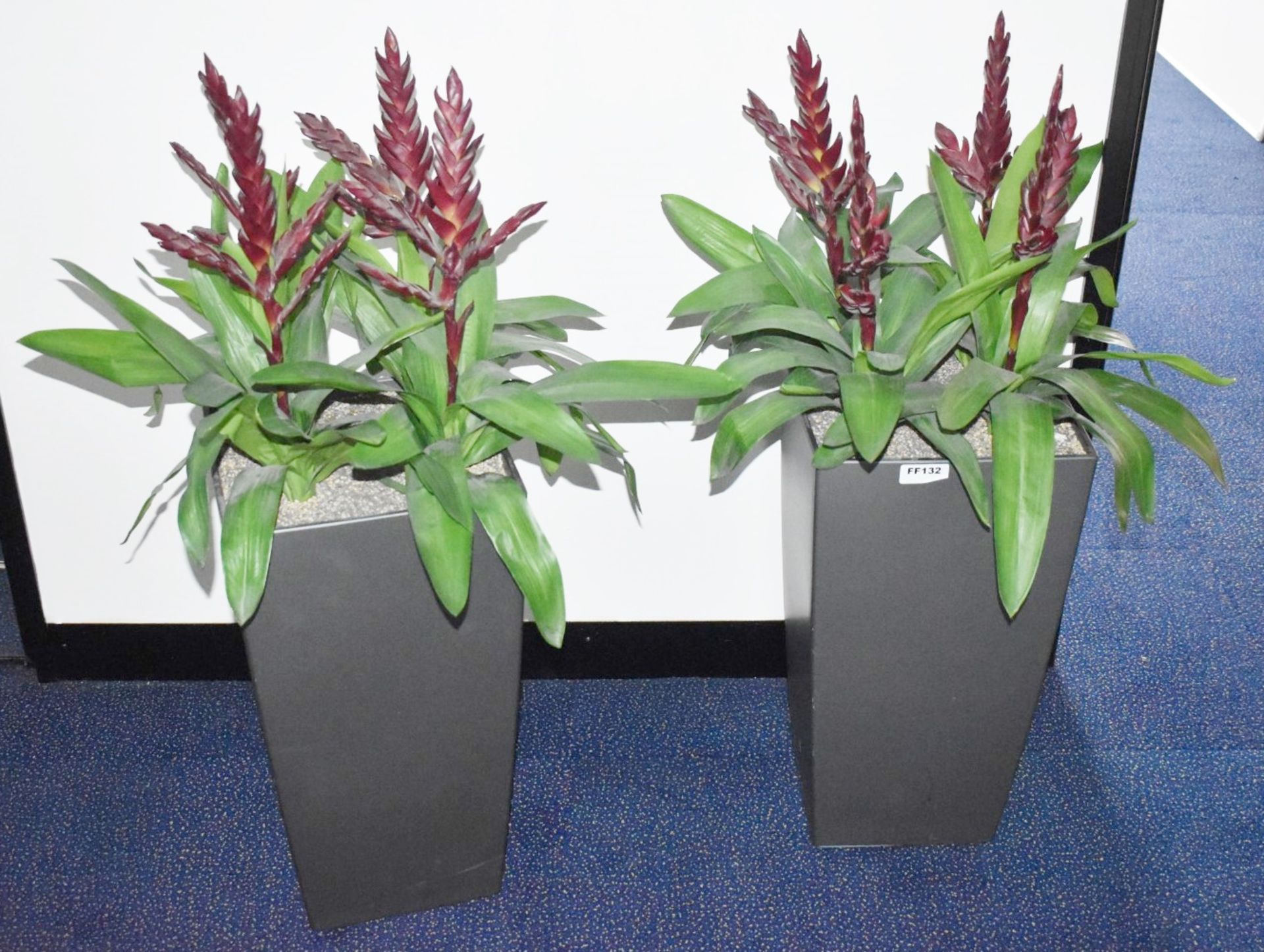 2 x Artificial Plants With Planters - Overall Height 97cm Approx - Ref: FF132 U - CL544 -