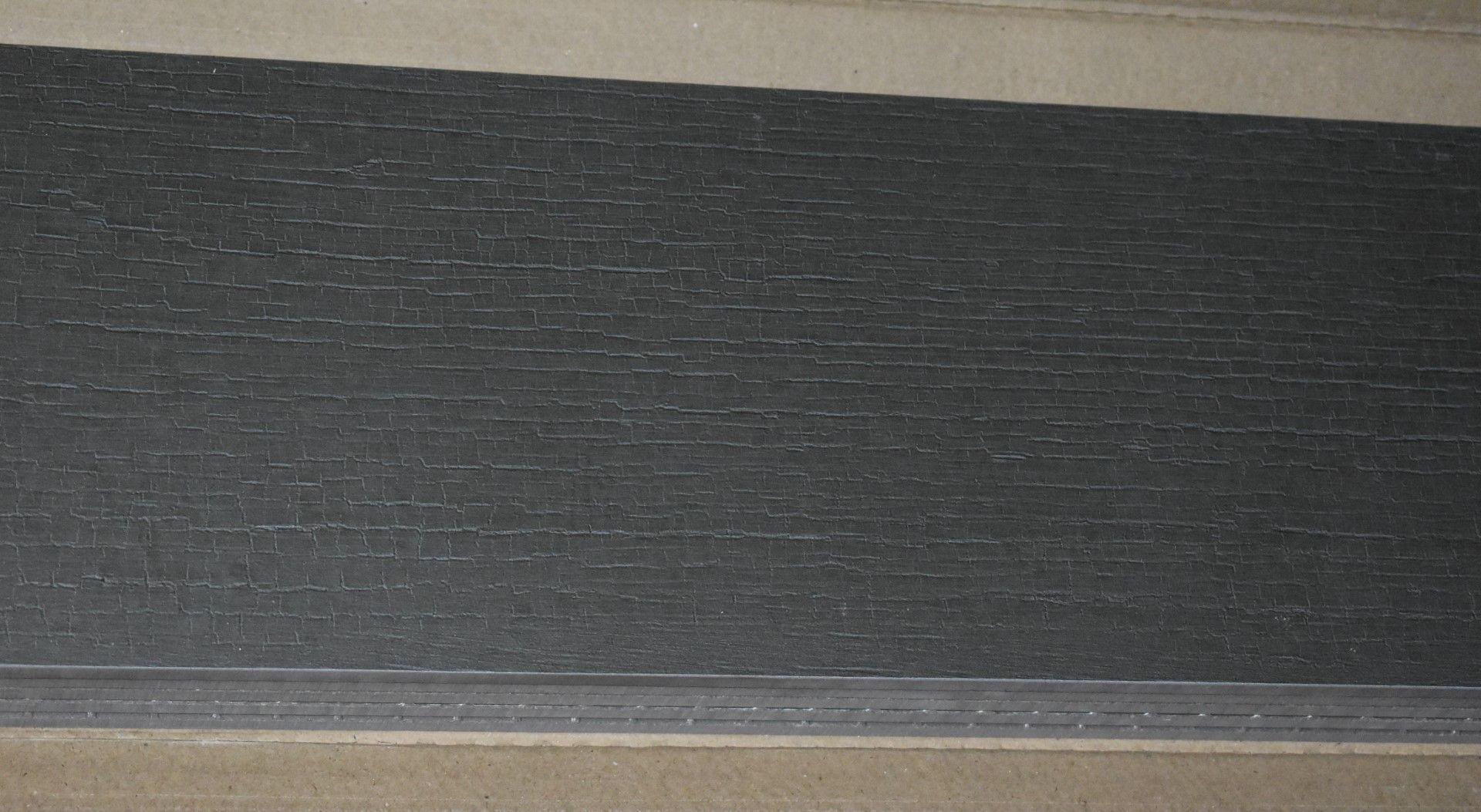 12 x Boxes of RAK Porcelain Floor or Wall Tiles - M Project Wood Design in Dark Grey - 19.5 x 120 cm - Image 3 of 10