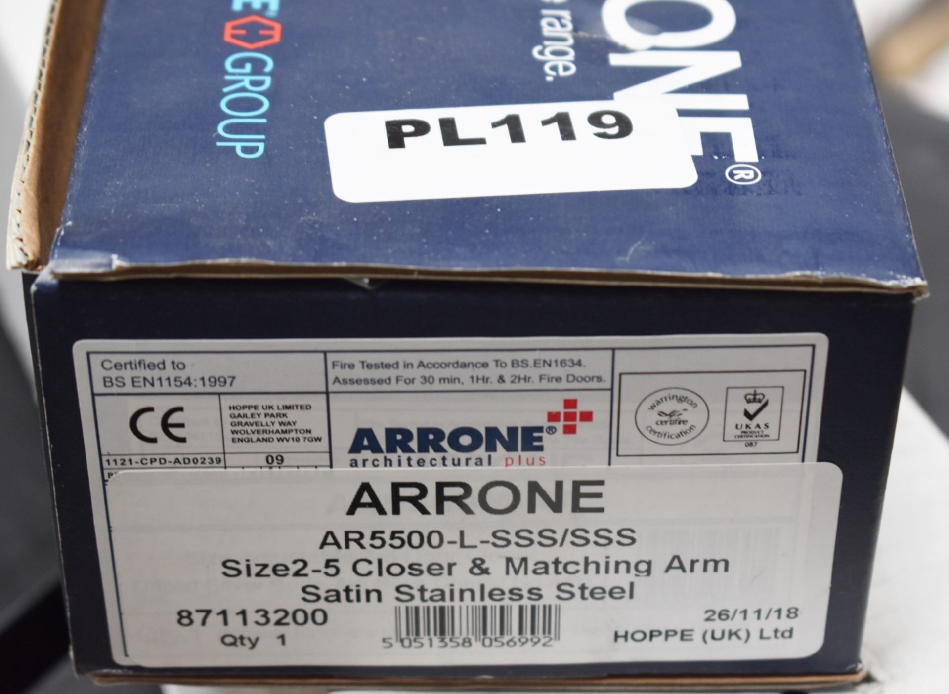 1 x Arrone AR5500 Soft Door Closure - Size 2-5 - Satin Stainless Steel Finish - Brand New Stock - - Image 2 of 2