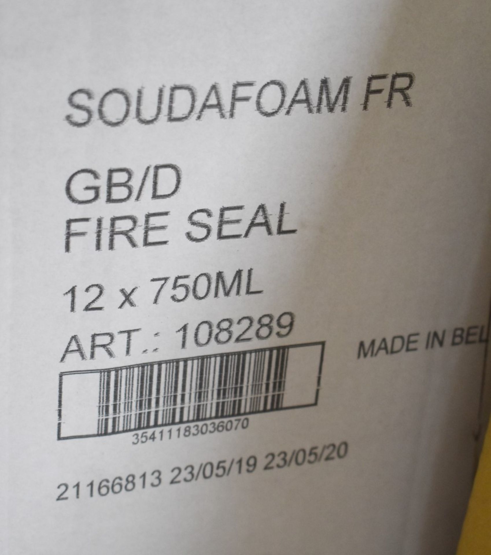 12 x Soudafoam Fire Rated Expanding Foam Dispensers - 4 Hour Fire Rating - Brand New Stock - RRP £ - Image 4 of 4