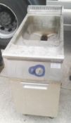 1 x Electrolux Free-standing Gas Single Tank Fryer - Dimensions: H88 x W40 x D96cm - Pre-owned, Take